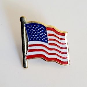 American flag pin